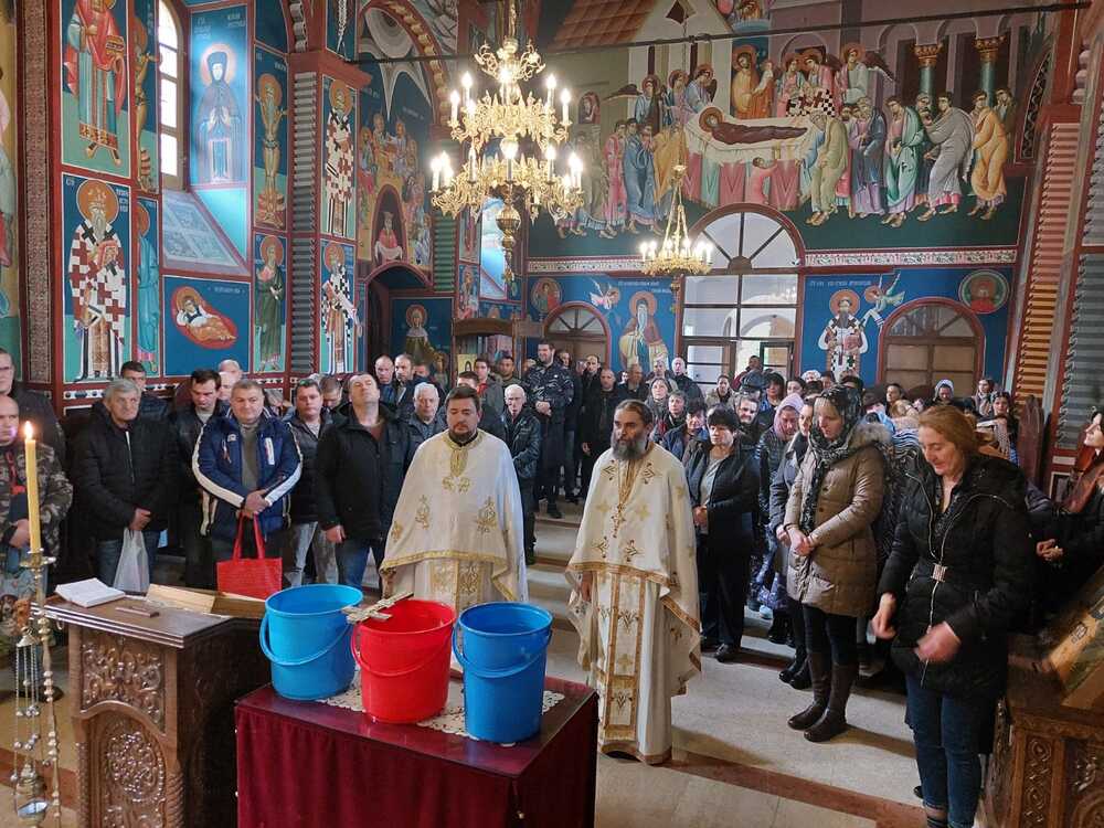 Богојављење у манастиру Рајиновац 2023