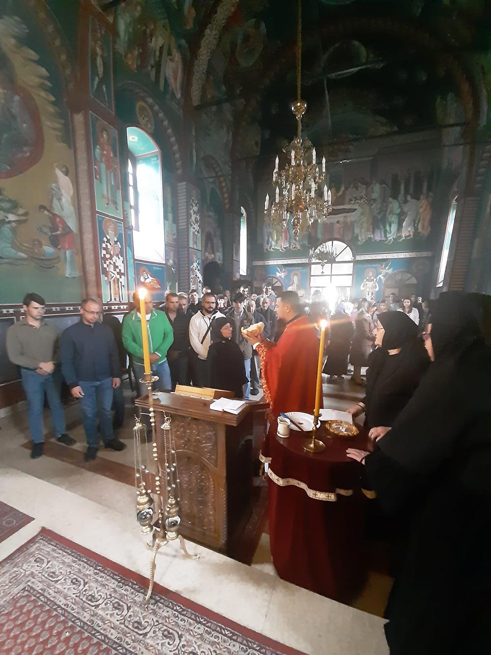 Прослава светог великомуценика Георгија у манастиру Рајиновац