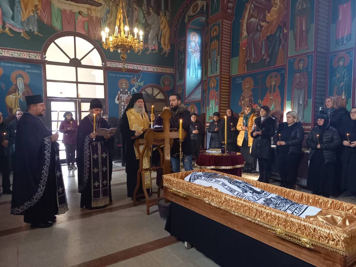Сахрана монахиње Серафиме Ивковић